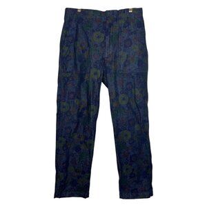 Engineered Garments Floral Print Denim Jeans